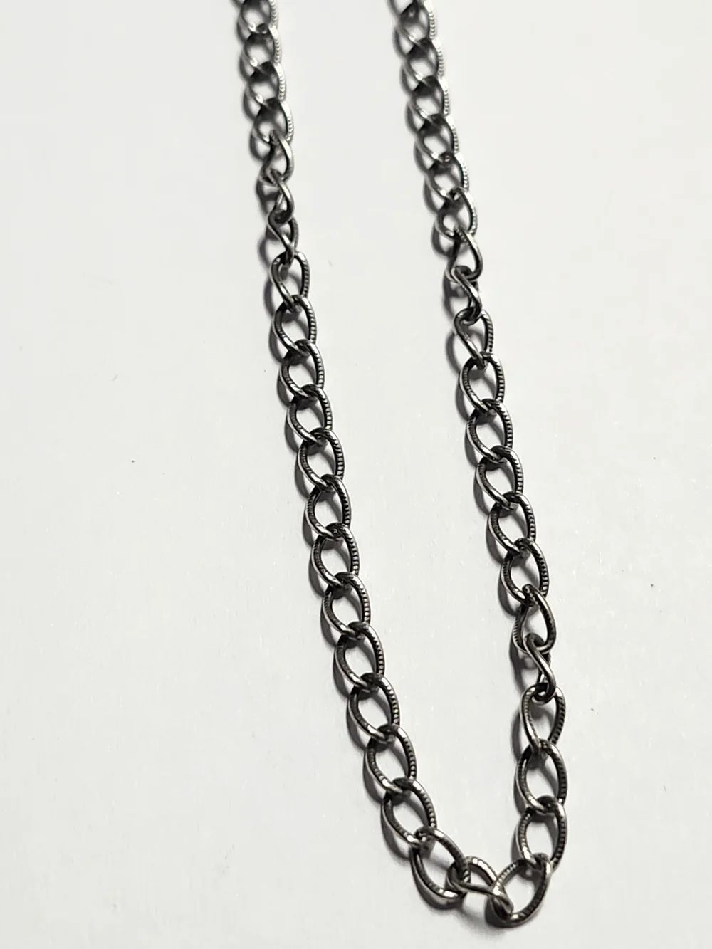Carolyn Pollack Relios Chain Necklace 925 Sterling Silver 14" Length - Picture 3 of 3